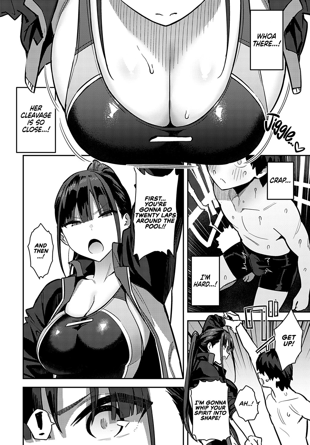 Hentai Manga Comic-Getting Jerked off by the Swimming Club Senpai-Read-5